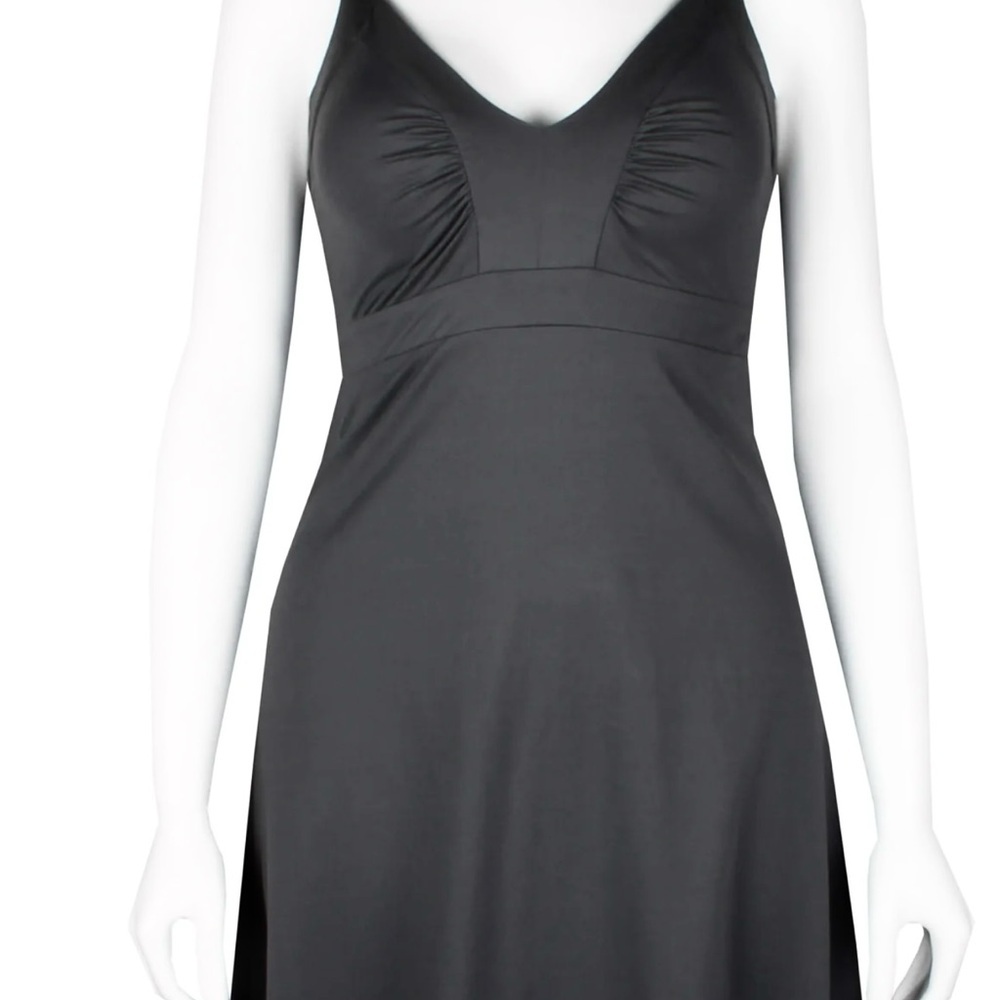 PATAGONIA CORRINE V-NECK QUICK DRY DRESS IN BLACK-Medium - Picture 2 of 7